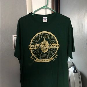 Cute vintage green tee🦚